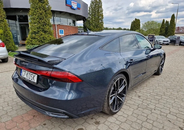 Audi A7 cena 228000 przebieg: 113000, rok produkcji 2018 z Susz małe 79